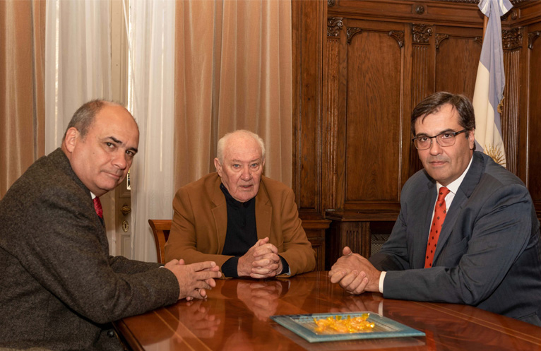 El presidente de AGP, se reunión con el titular de la AGN